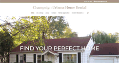 Desktop Screenshot of champaignurbanahomerental.com