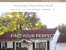 Tablet Screenshot of champaignurbanahomerental.com